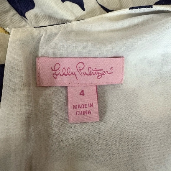 Lilly Pulitzer Blue and Green Floral Mini Dress - Picture 5 of 5